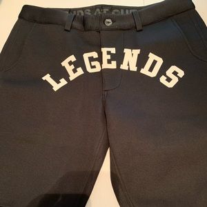 Pink dolphin legends black neoprene shorts 34